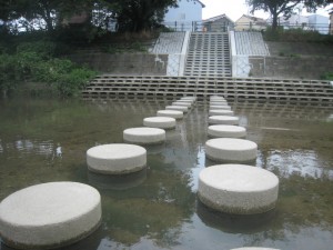 山崎川の親水空間