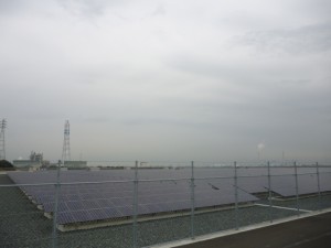 太陽光パネル群